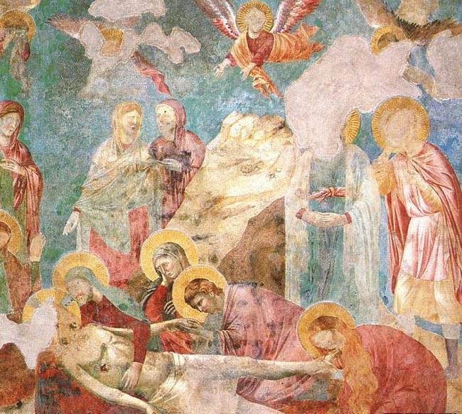 GIOTTO di Bondone Scenes from the New Testament: Lamentation china oil painting image